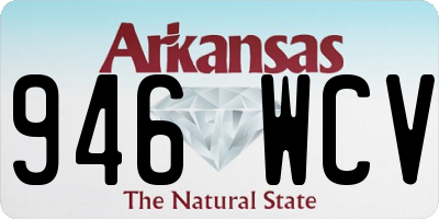 AR license plate 946WCV