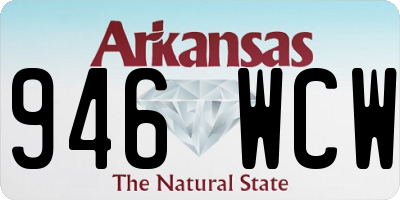AR license plate 946WCW