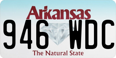 AR license plate 946WDC