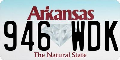 AR license plate 946WDK