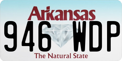 AR license plate 946WDP