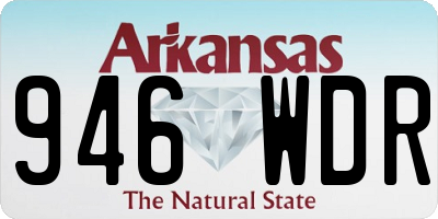 AR license plate 946WDR