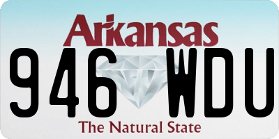 AR license plate 946WDU