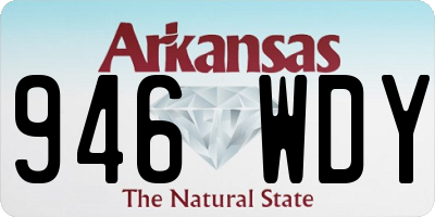AR license plate 946WDY