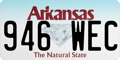 AR license plate 946WEC
