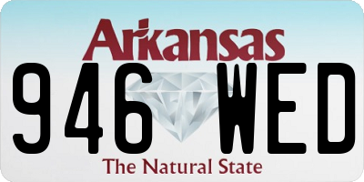 AR license plate 946WED