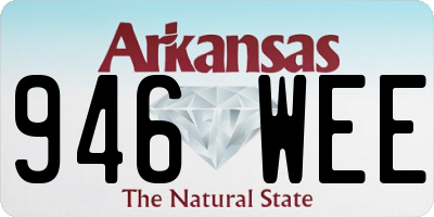 AR license plate 946WEE
