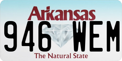 AR license plate 946WEM