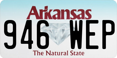 AR license plate 946WEP