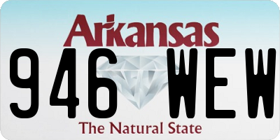 AR license plate 946WEW