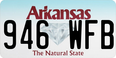 AR license plate 946WFB