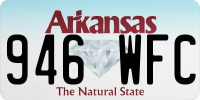 AR license plate 946WFC