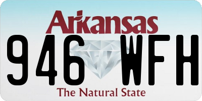 AR license plate 946WFH