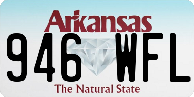 AR license plate 946WFL