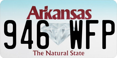 AR license plate 946WFP