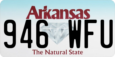 AR license plate 946WFU