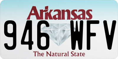 AR license plate 946WFV