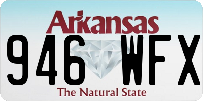 AR license plate 946WFX