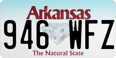 AR license plate 946WFZ