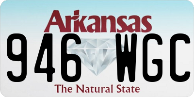 AR license plate 946WGC