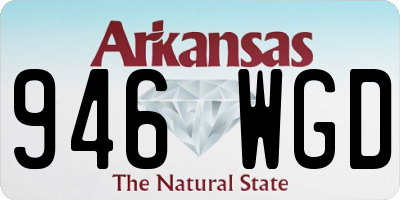 AR license plate 946WGD
