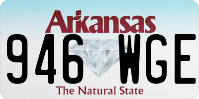 AR license plate 946WGE