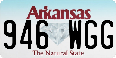AR license plate 946WGG