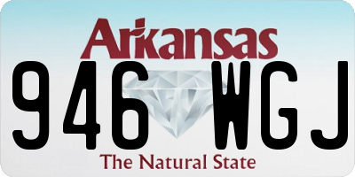AR license plate 946WGJ