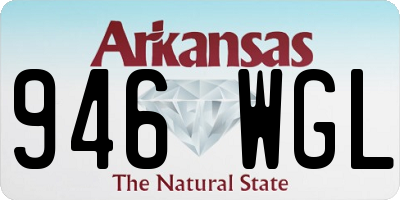 AR license plate 946WGL