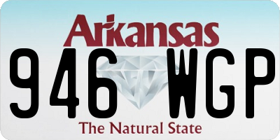 AR license plate 946WGP