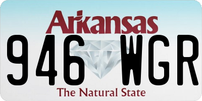 AR license plate 946WGR