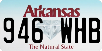 AR license plate 946WHB