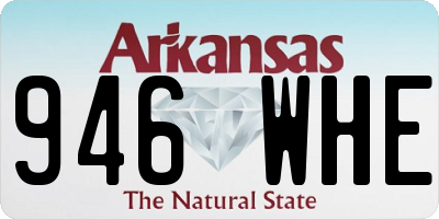 AR license plate 946WHE