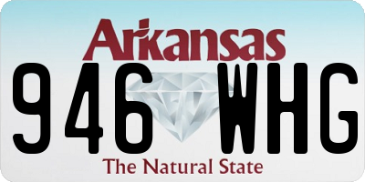 AR license plate 946WHG