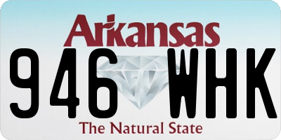 AR license plate 946WHK