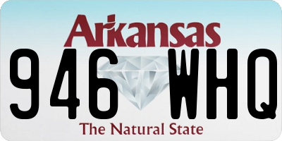 AR license plate 946WHQ
