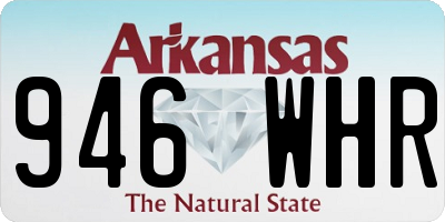 AR license plate 946WHR