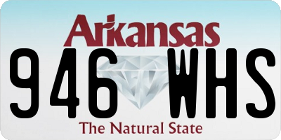 AR license plate 946WHS