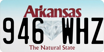AR license plate 946WHZ
