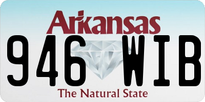 AR license plate 946WIB