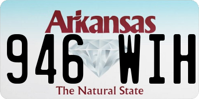 AR license plate 946WIH