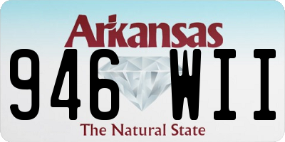 AR license plate 946WII