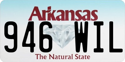 AR license plate 946WIL