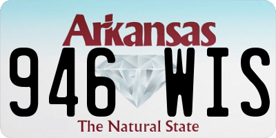 AR license plate 946WIS