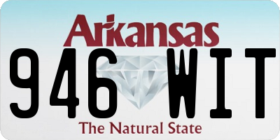 AR license plate 946WIT