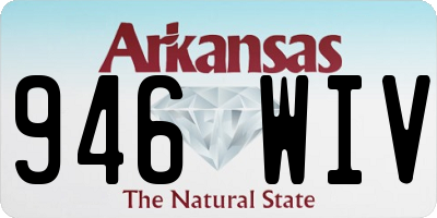 AR license plate 946WIV