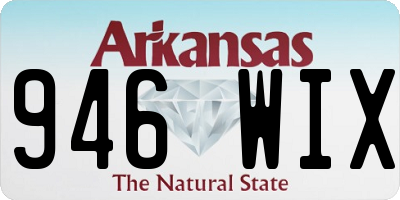 AR license plate 946WIX