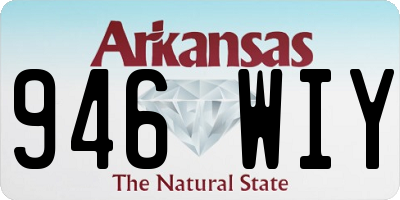 AR license plate 946WIY