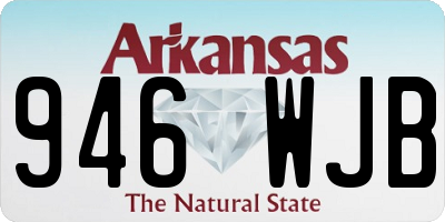 AR license plate 946WJB