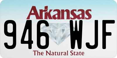 AR license plate 946WJF